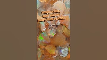 Is Opal a Mineral? Nay! Opal Is Not! Still a 10/10 Though. #opal #gems #gemstone #science #nature