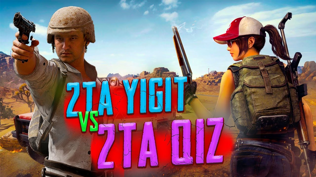 2TA YIGIT vs 2TA QIZ = CHALLENDGE | KIM KUCHLI? - YouTube