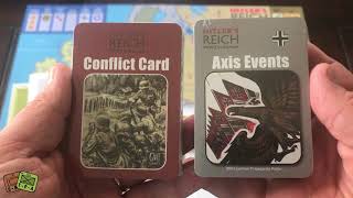 Unboxing: Hitler's Reich from GMT Games - The Players' Aid