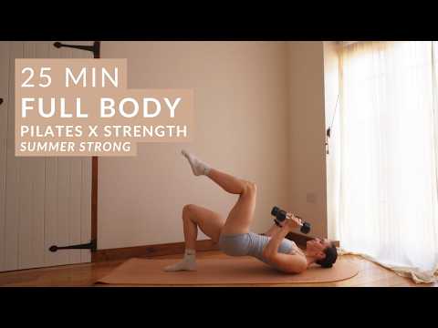 25 MIN Full Body Strength x Pilates Workout | Summer Strong Day 23 | total body tone and sculpt