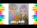 Cómo colorear a JINU y RUMI de las Guerras K-pop 