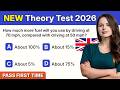 Theory Test 2026 UK | Latest Updated DVSA Styled Questions (Must Watch!) | PASS FIRST TIME