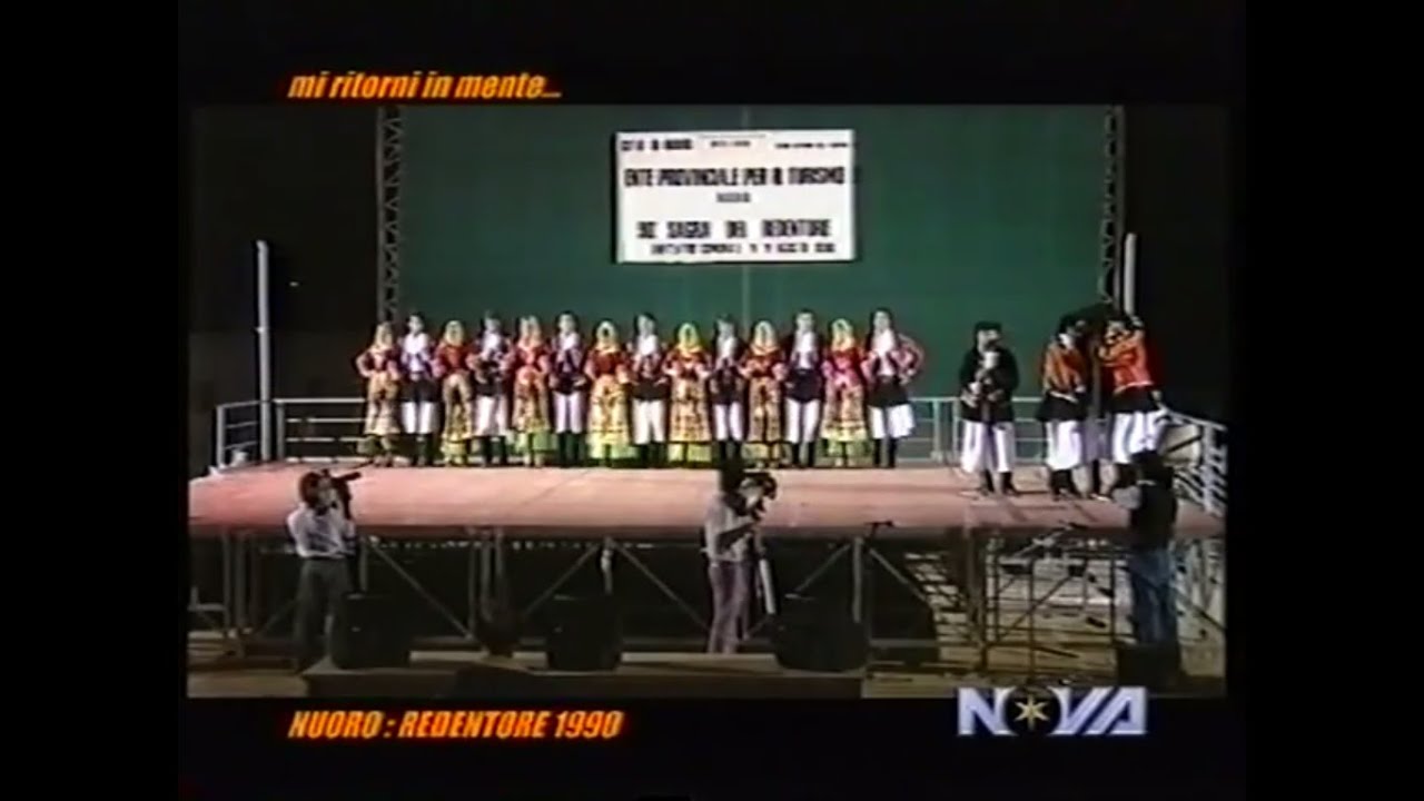 Tenore e gruppo folk di Orgosolo - Redentore 1990