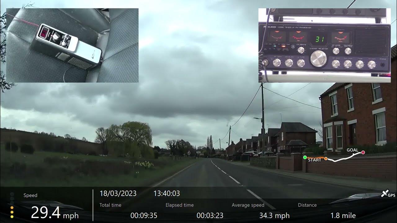 Cobra SOS 39XFM CB27/81 UK FM Emergency CB radio kit Field test with