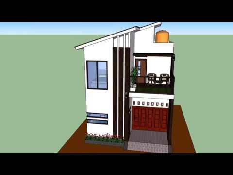 DESAIN RUMAH MINIMALIS LANTAI 2 TINGKAT 2 MODERN - YouTube