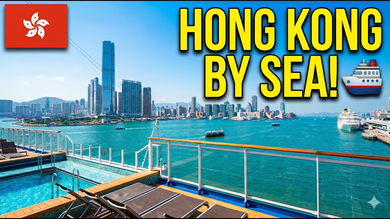 The BEST Way to See Hong Kong! 🚢 (Costa Serena Top Deck Tour)