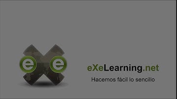 Cómo exportar una página como .elp en eXeLearning
