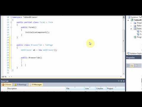 C# - How to Add Tabs to a Web Browser