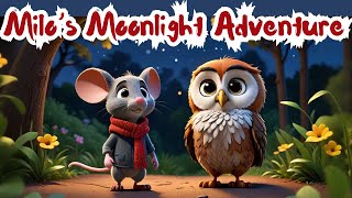 Milo the Moonlight Mouse | Bedtime Story for Kids | Moral Story about Kindness