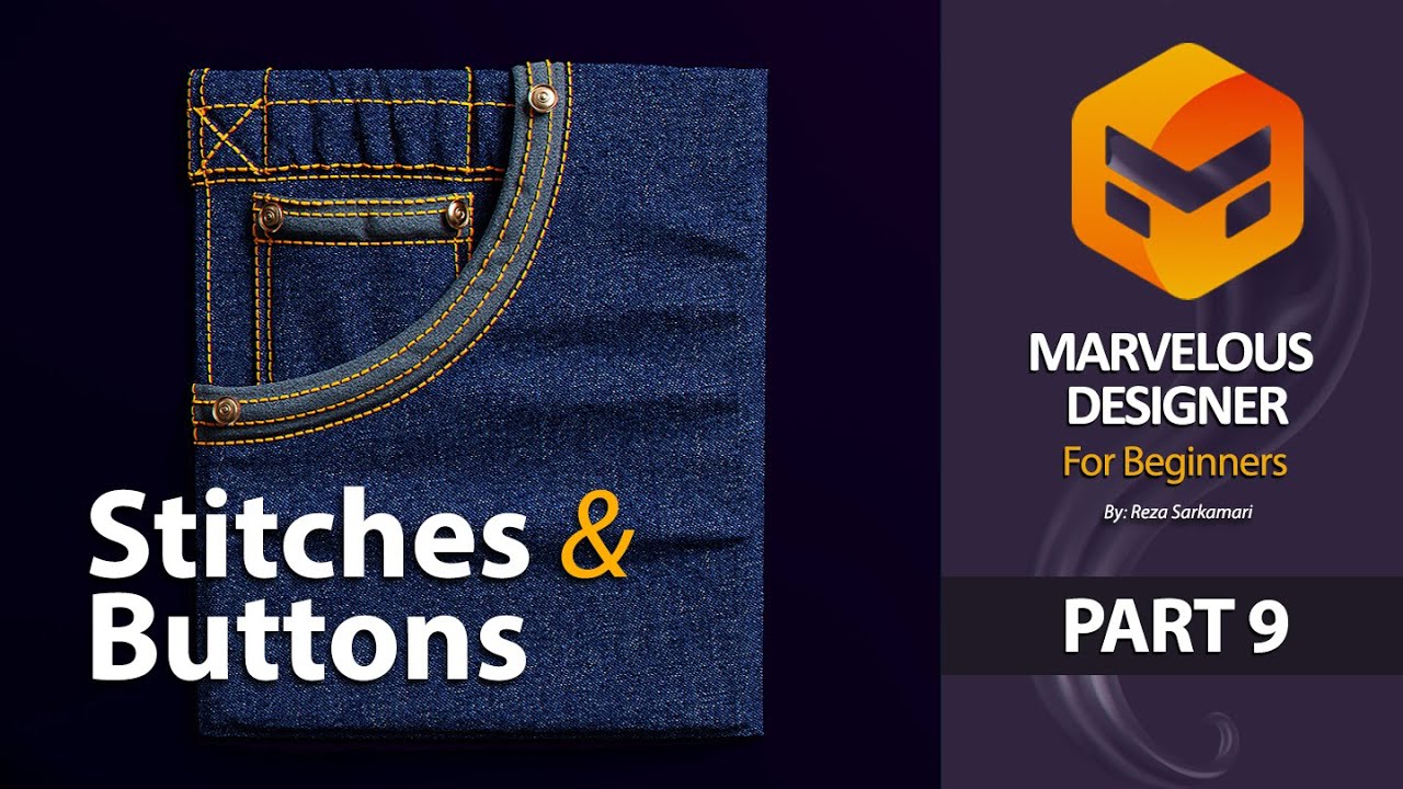 Marvelous Designer Stitches and Buttons YouTube