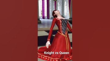 Animation chess knight  vs queen  #game #battlechess #gaming #shorts #chess.com
