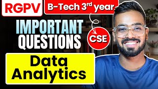 Data Analytics Most Important Topics for RGPV | B.Tech CSE 5th Sem Exam Preparation