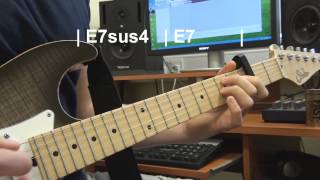 Video thumbnail of "Skyfall (Adele) Verse + Chorus guitar chords - performed by Dean Marriott"