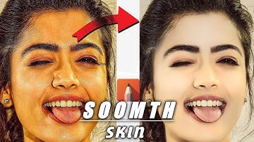 Skin Smoothing Editing tutorial in autodesk sketchbook | How to Smooth & glow your face
