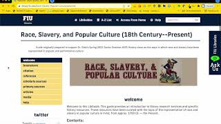 Race, Slavery, and Popular Culture Research Guide