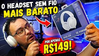 O HEADSET SEM FIO MAIS BARATO DE 2026? 😱 Fortrek Wise Air por APENAS R$149! Unboxing