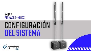 Pinnacle KR102 I   Portable Audio System Setup   K array