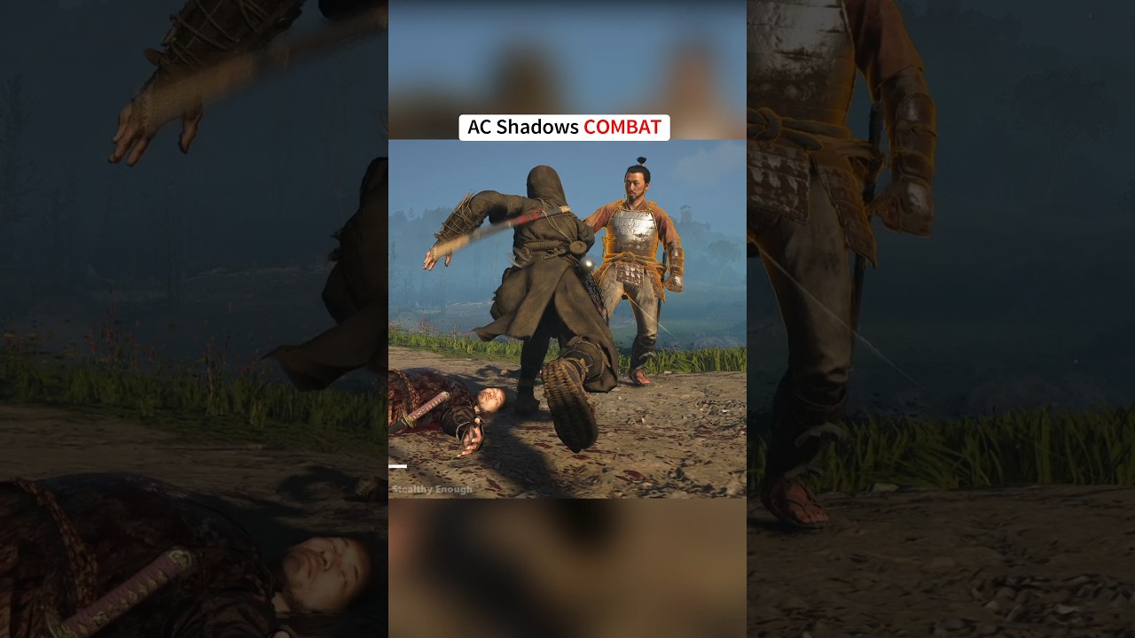 AC Shadows Combat gameplay...