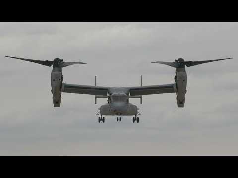 Bell Boeing V-22 Osprey. MV-22B variant. MCAS Miramar Saturday Airshow. 2025. 4K 60fps.