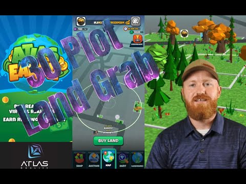 Atlas Earth: Stats for a Random 30 Plot Land Grab - YouTube