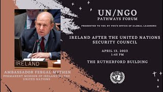FDU UN NGO PATHWAYS FORUM