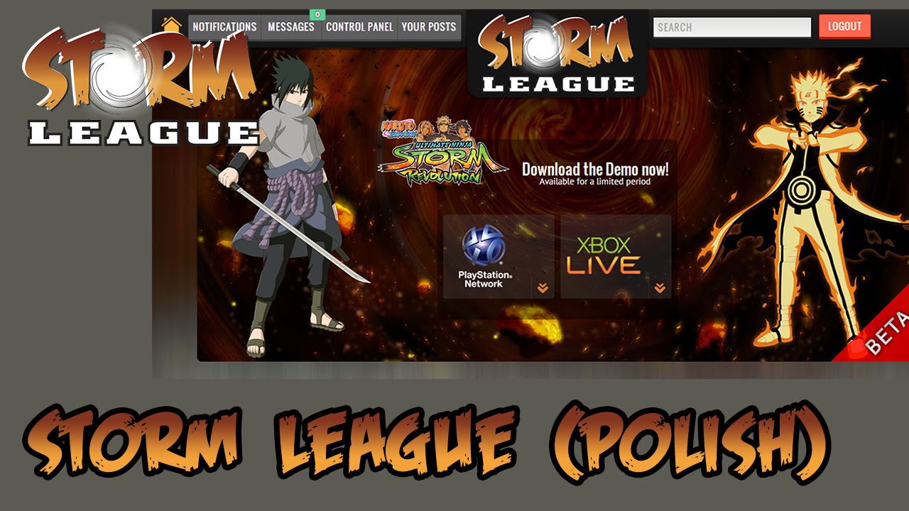 Naruto SUN Storm Revolution - PS3/X360/PC - Storm League (Polish Trailer)