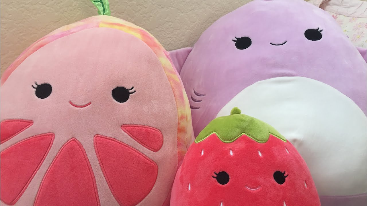 Squishmallow Review Scarlet, Aziza, and Kaldette! YouTube