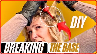 DIY Base Break Tutorial | Easy Way To Soften Dark Roots at Home