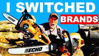 I HAVE SWITCHED CHAINSAW BRANDS! NEW SAW BOUGHT! YES!