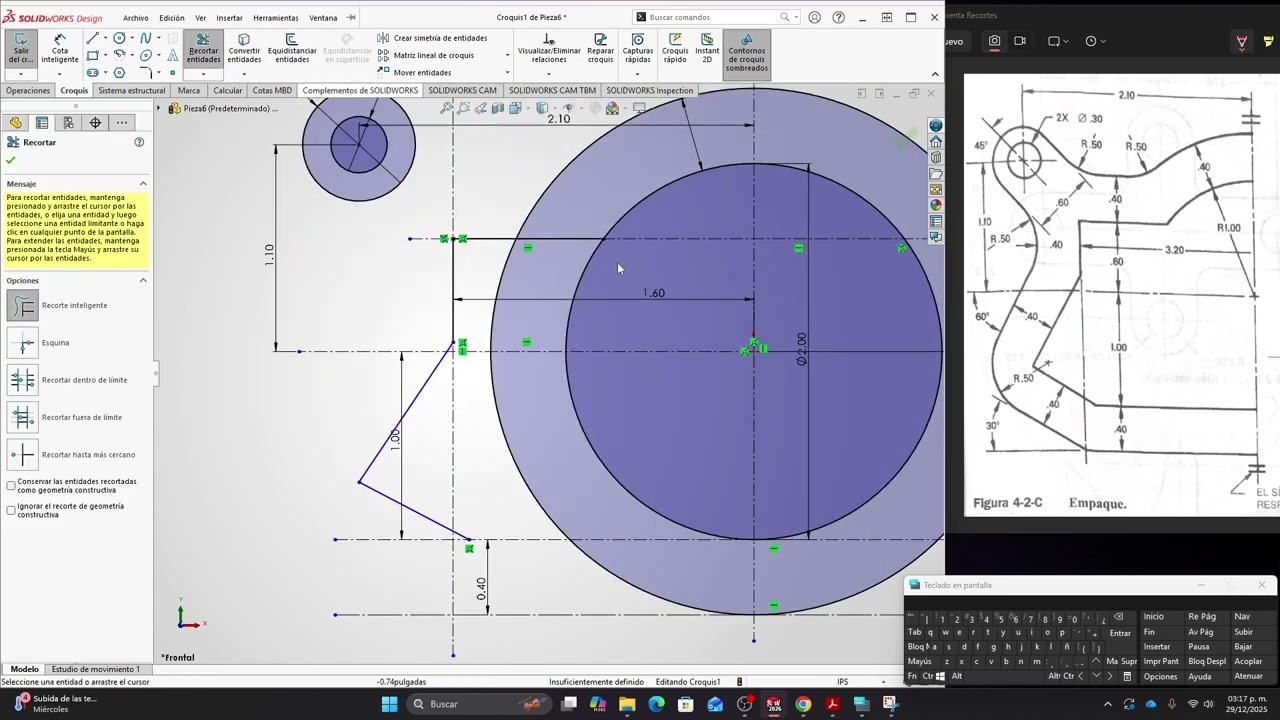 Pieza # 7 Curso SolidWorks desde Cero al nivel industrial