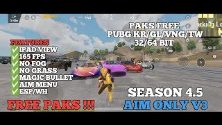 NEW CHEAT PUBG MOBILE AIM ONLY || 165 FPS || IPAD VIEW || ALL MOD MENU AIM WORK ALL SERVER