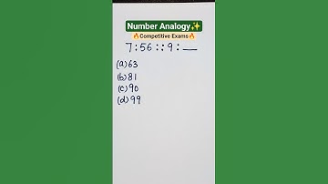 Solve Number Analogy Fast🔥| Competitive Exam Trick | Infinity by Vishali #reasoning #competitiveexam