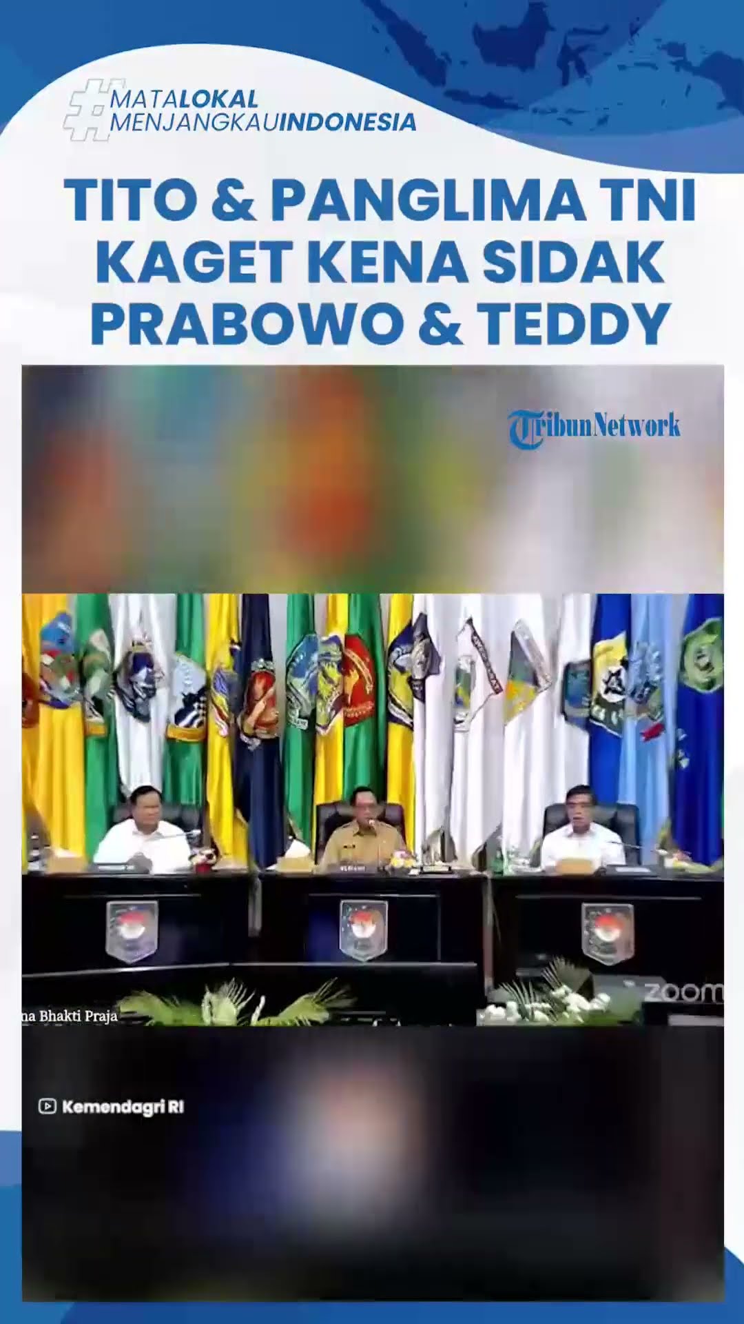 Detik-detik Prabowo Mendadak Sidak Rapat Kemendagri, Tito hingga Panglima TNI Sampai Kaget