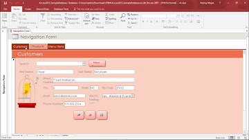MS Access 2016 - Enhance Navigation of Forms