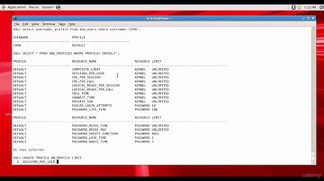 076 Oracle DBA Complete Tutorial - User Profile Demo