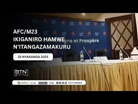 Ihuriro AFC M23 Bari Kuganira N Itangazamakuru Ku Masezerano Yasinywe I Doha Muri Qatar