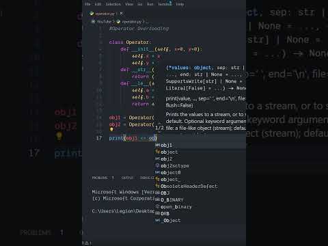 Operator Overloading |