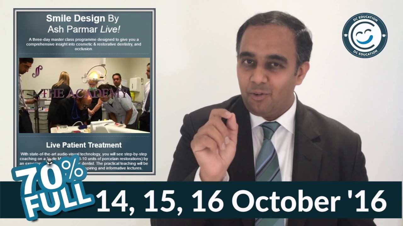 Smile Design With Dr Ash Parmar Live Course For Dentists YouTube