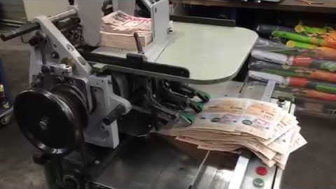 Müller Martini 227 folder inserting machine