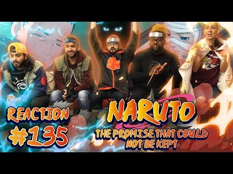 Naruto - Episode 135 The Promise That Could Not Be Kept - Group Reaction