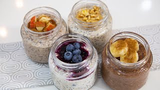 OVERNIGHT OATS - 4 receitas fáceis e saudáveis para o seu café da manhã