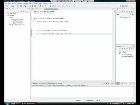 Tutorial zum einfachen Zeichnen mit Java und Eclipse