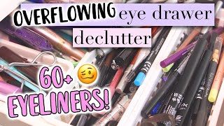 Massive Makeup Declutter 2020 |  Eyeliners, Mascaras \& Brow Products (OH MY!)