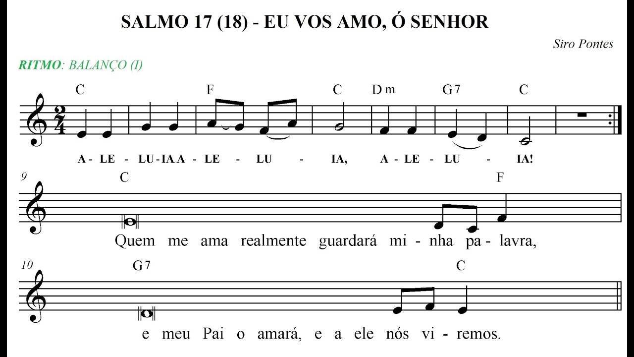 ALELUIA... QUEM ME AMA REALMENTE... (Cifras na Descrição) YouTube