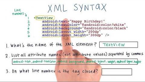13   XML Syntax   Solution