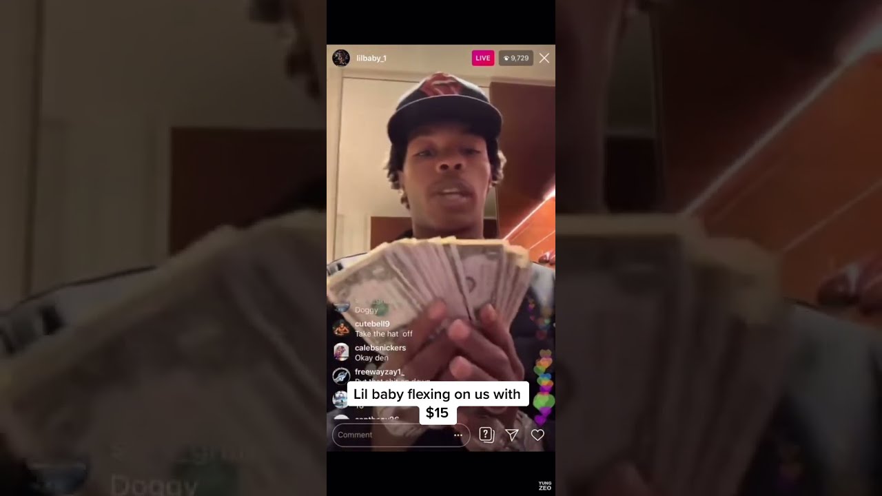 Lil Baby Flexing 15 Dollars 