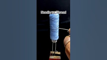 Needle vs Thread (ASMR close up | Macro) #asmrvideo #satisfying #close #closeup #macrovideo