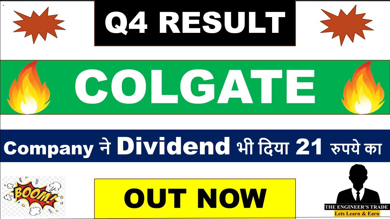 Colgate q4 Results 2023 | Colgate results today | Colgate dividend 2023 | colpal results today