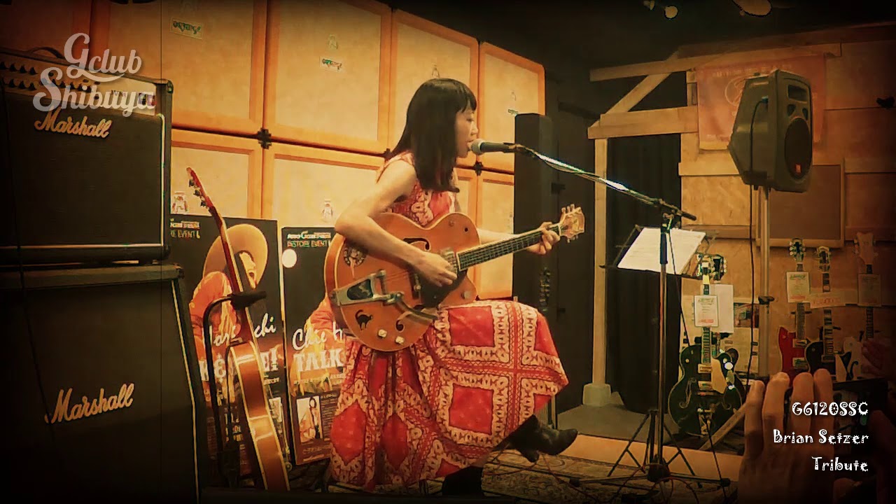 Chie Horiguchi Gretsch Guitar Impression at G'CLUB Shibuya
