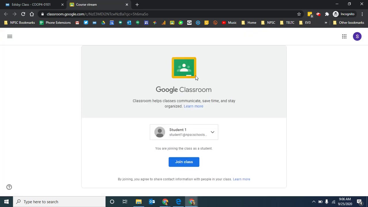 How to join a Google Classroom by Invitation Link - YouTube